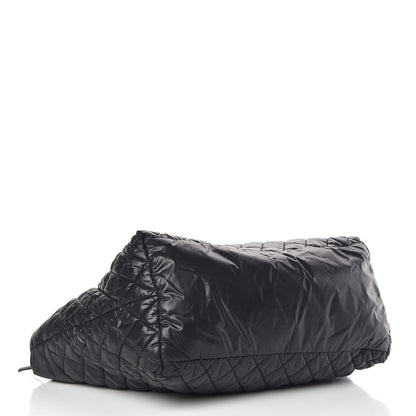 Chanel Nylon Quilted Large Coco Cocoon Tote Black 4 of 12
