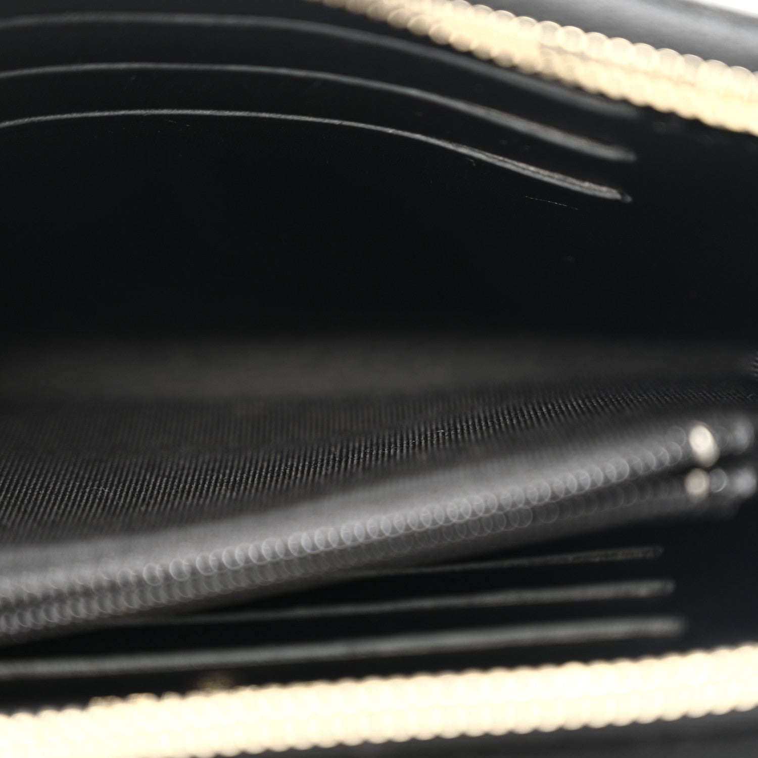 Chanel Caviar Quilted Large Gusset Double Zip Around Wallet Black 5 of 13