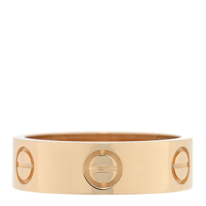 Cartier 18K Yellow Gold 5.5mm LOVE Ring 52 6 3 of 5
