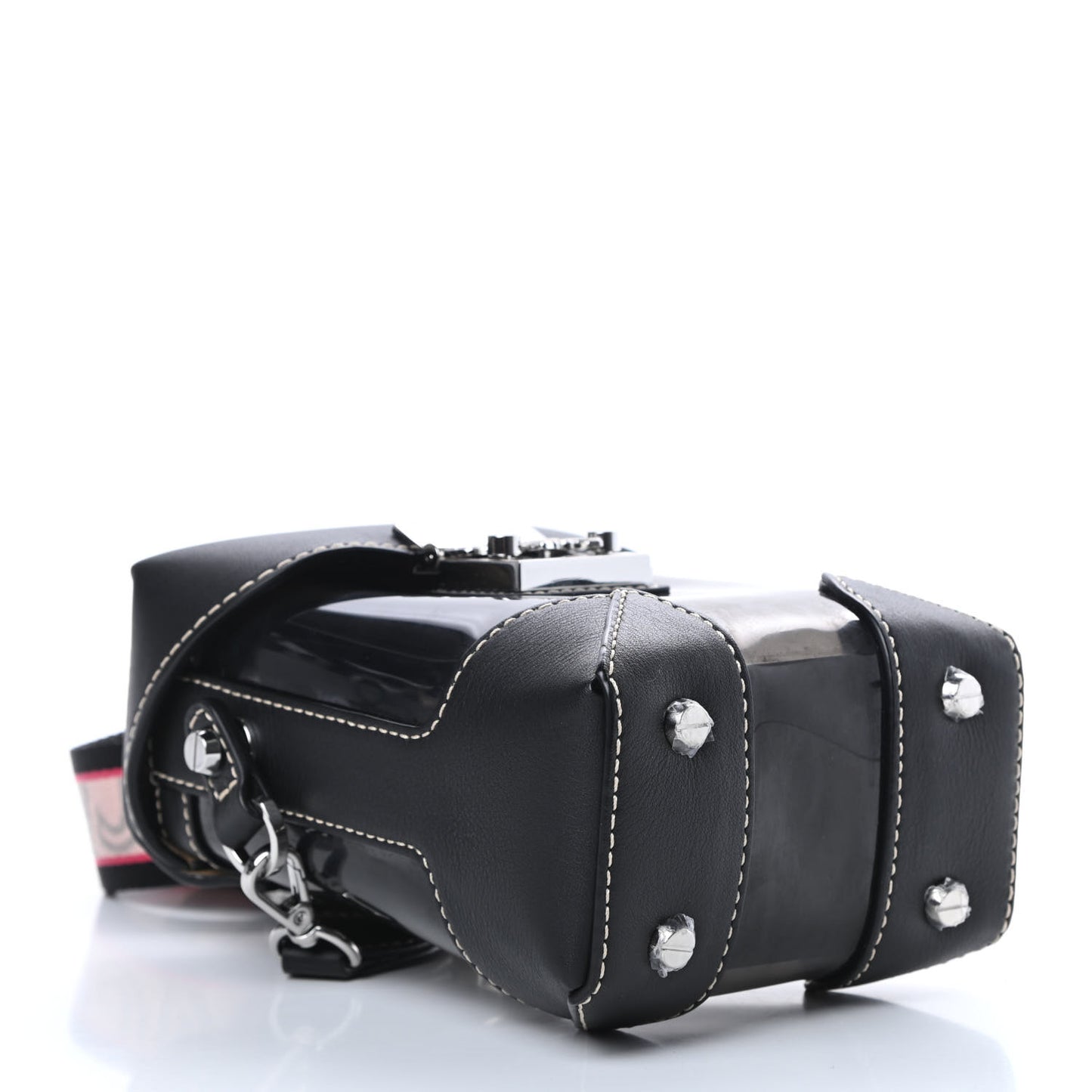 Transparent Mini Berlin Crossbody Black