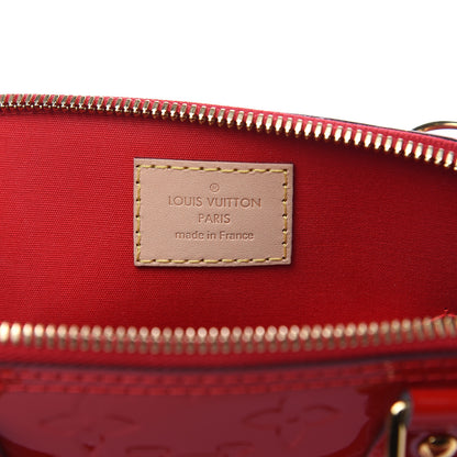 Louis Vuitton Vernis Alma BB Cherry 7 of 9