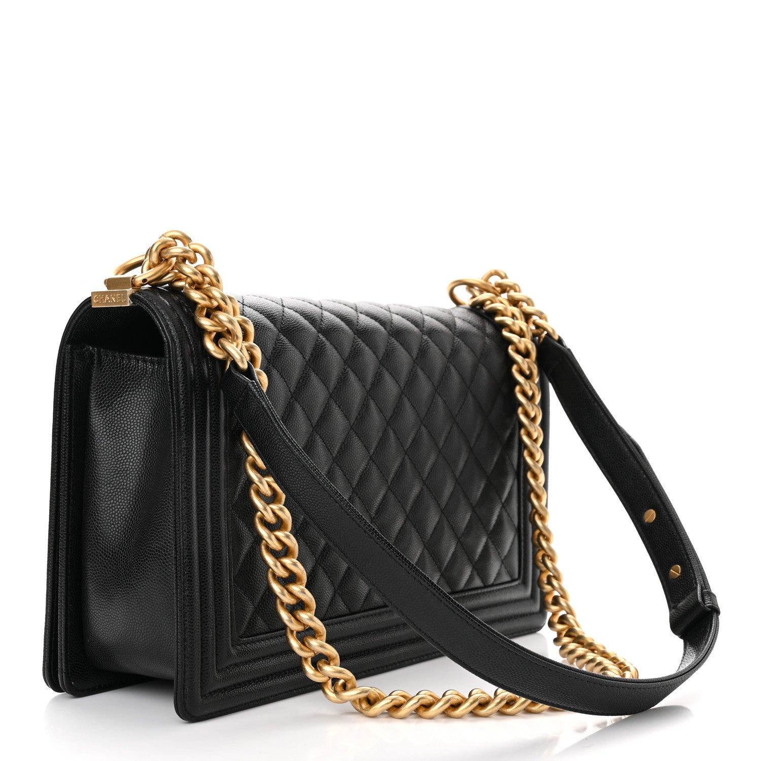 Chanel Caviar Quilted New Medium Boy Flap Black 2 of 9