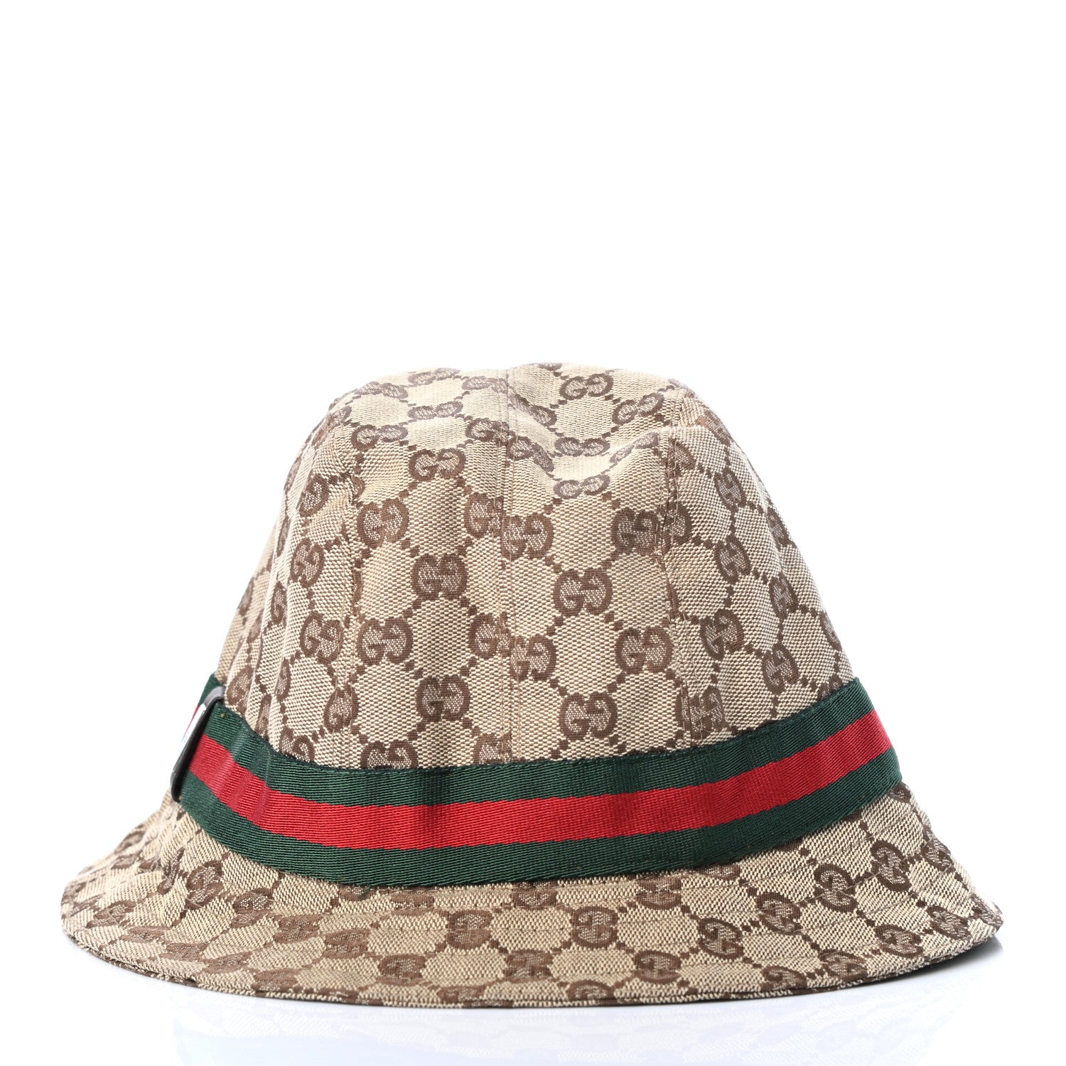 Gucci Monogram Web Bucket Hat M Brown 6 of 8