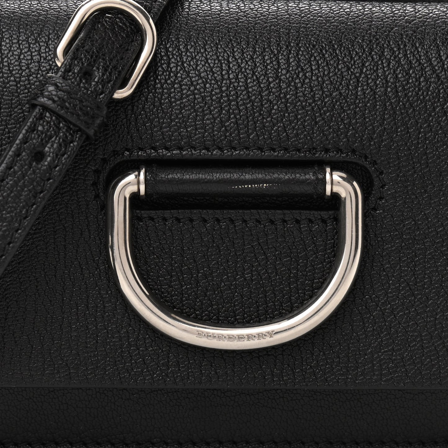 Goatskin Mini D-Ring Bag Black