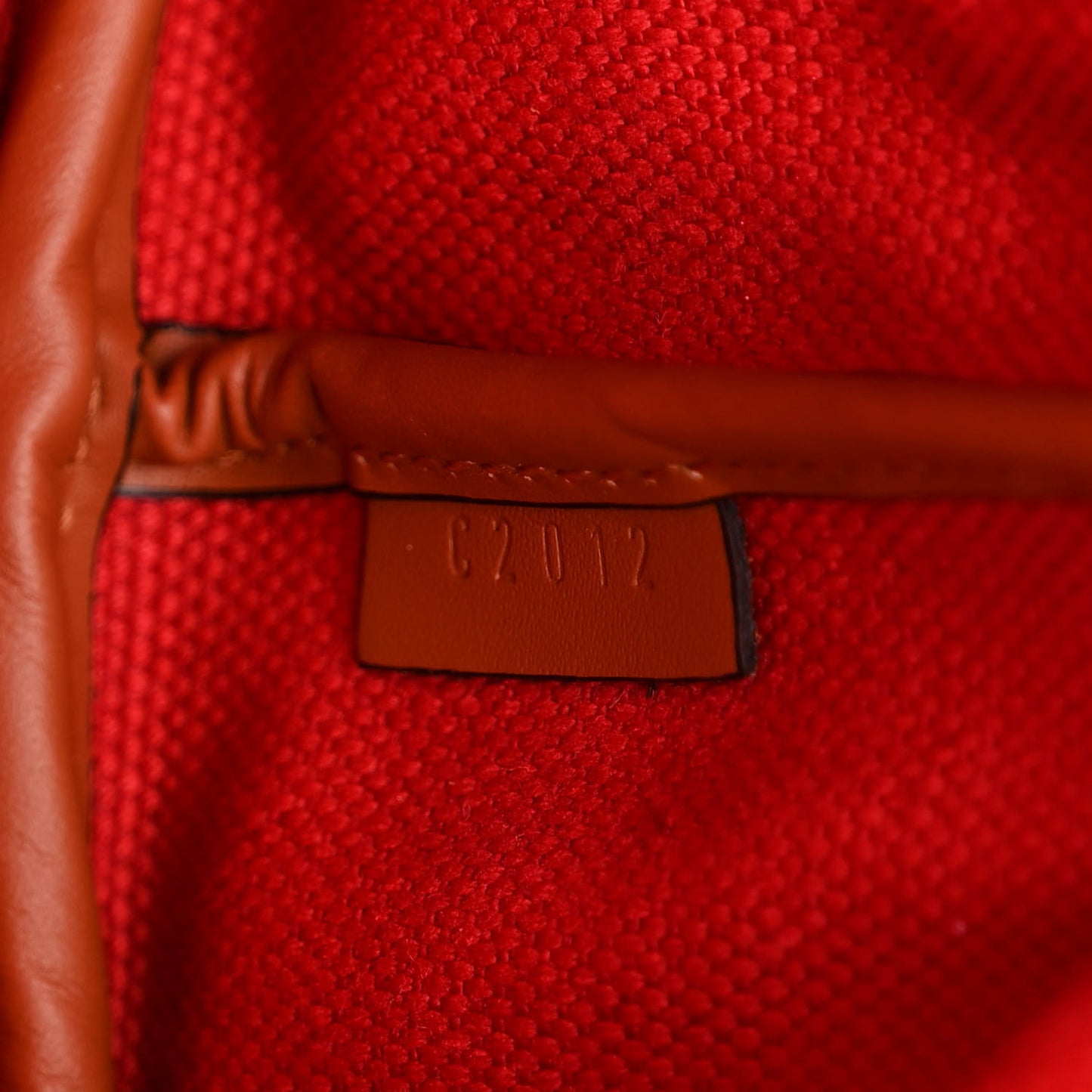 Grained Calfskin Canvas 1920 Oh! Tote Ruban Duo MM Indigo Bronze Cognac