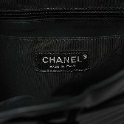 Chanel Calfskin Chevron Quilted Large Urban Spirit Backpack Black 6 of 13