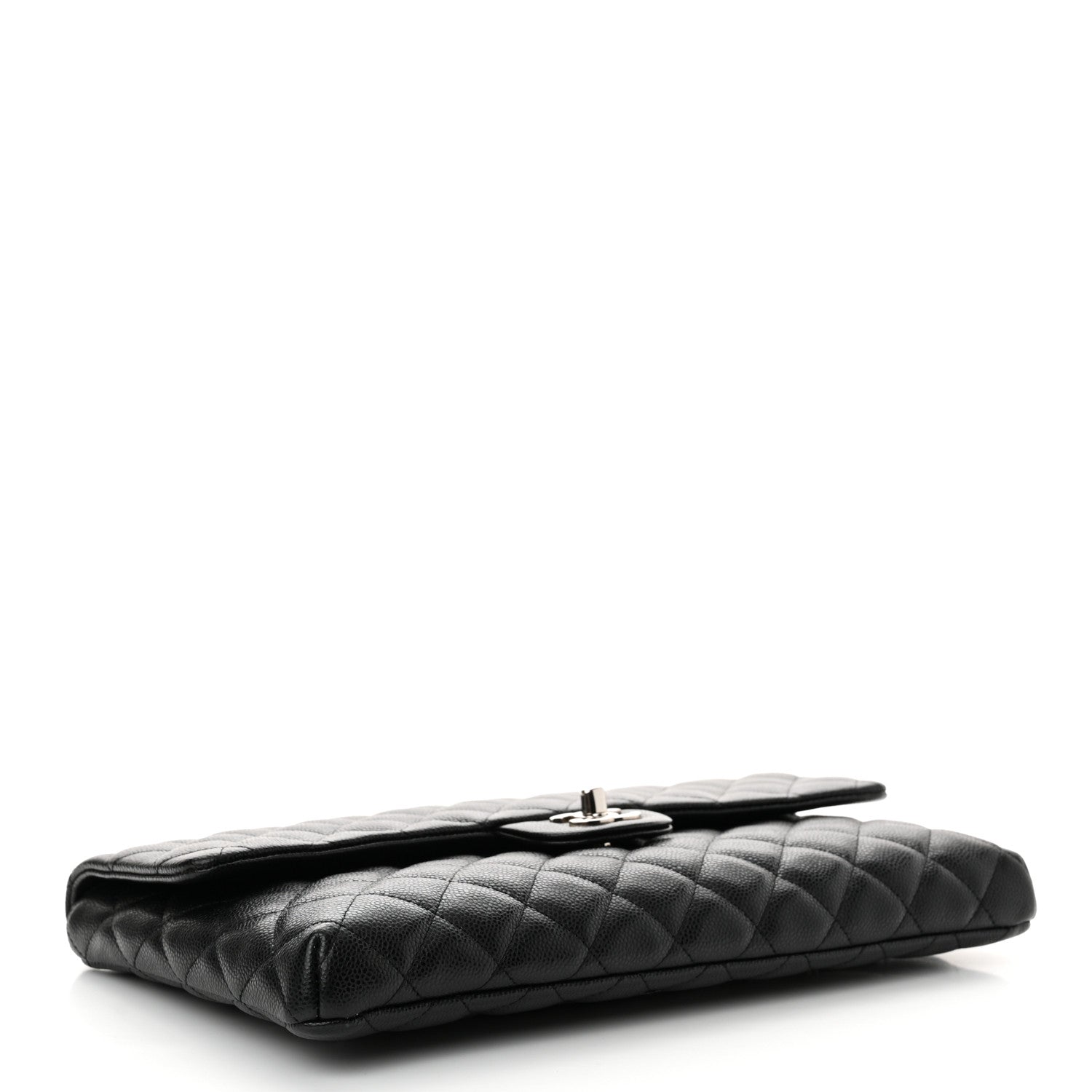 Chanel Caviar Quilted Flap Clutch Black 4 of 11