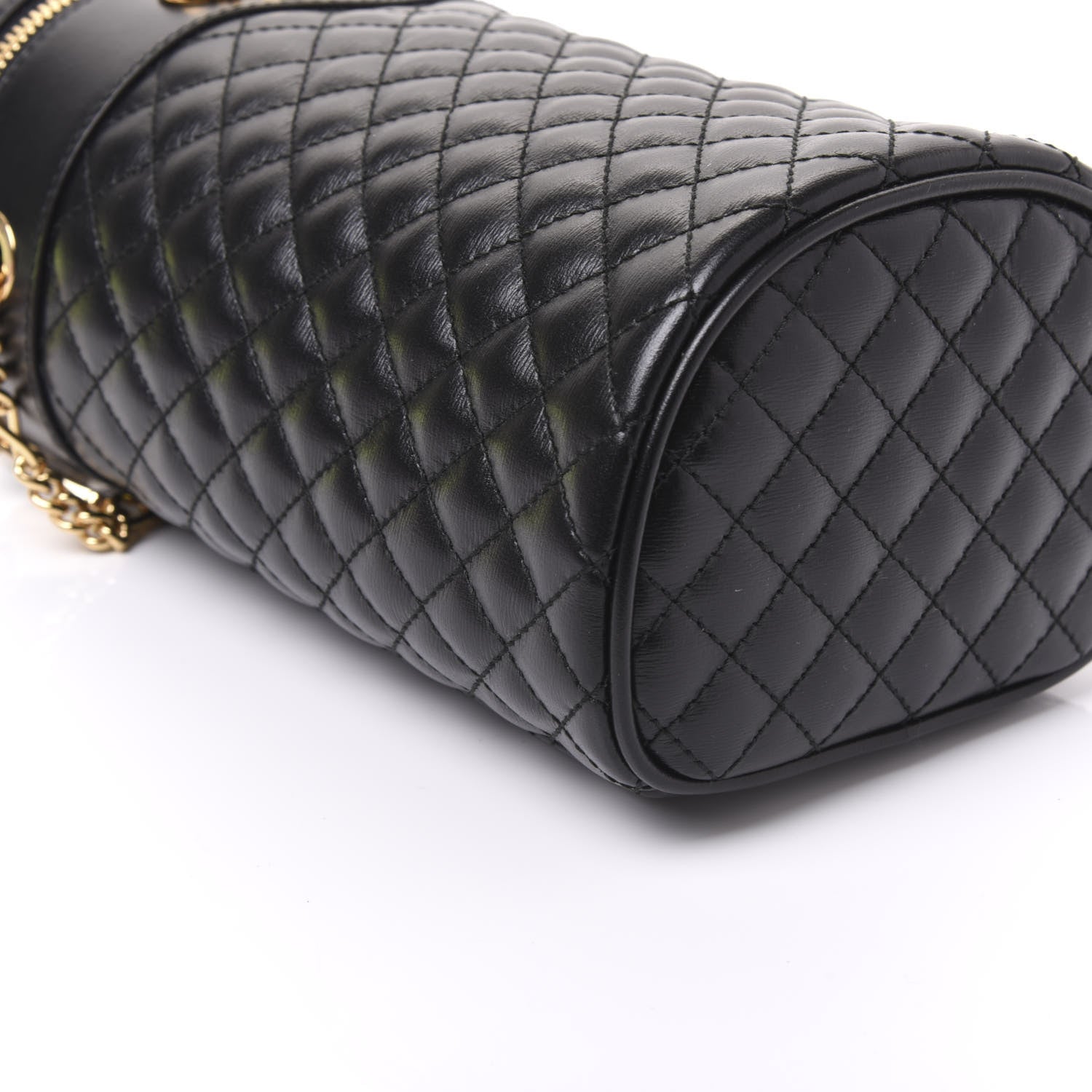 Gucci Calfskin Trapuntata Zumi Belt Bag Black 5 of 10