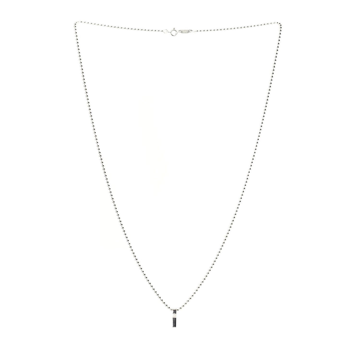 Sterling Silver Makers Keyhole Pendant Necklace