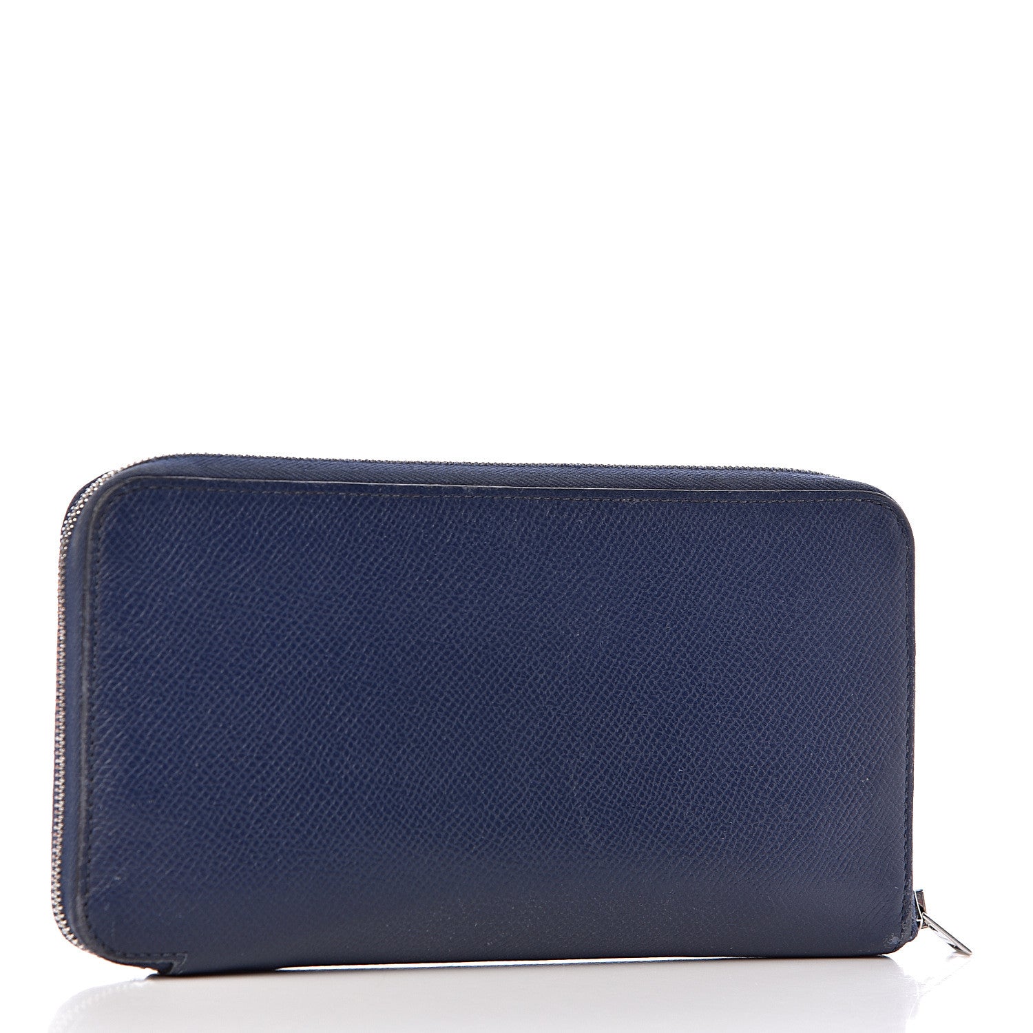 Hermes Epsom Silk'In Wallet Bleu Saphir 3 of 11