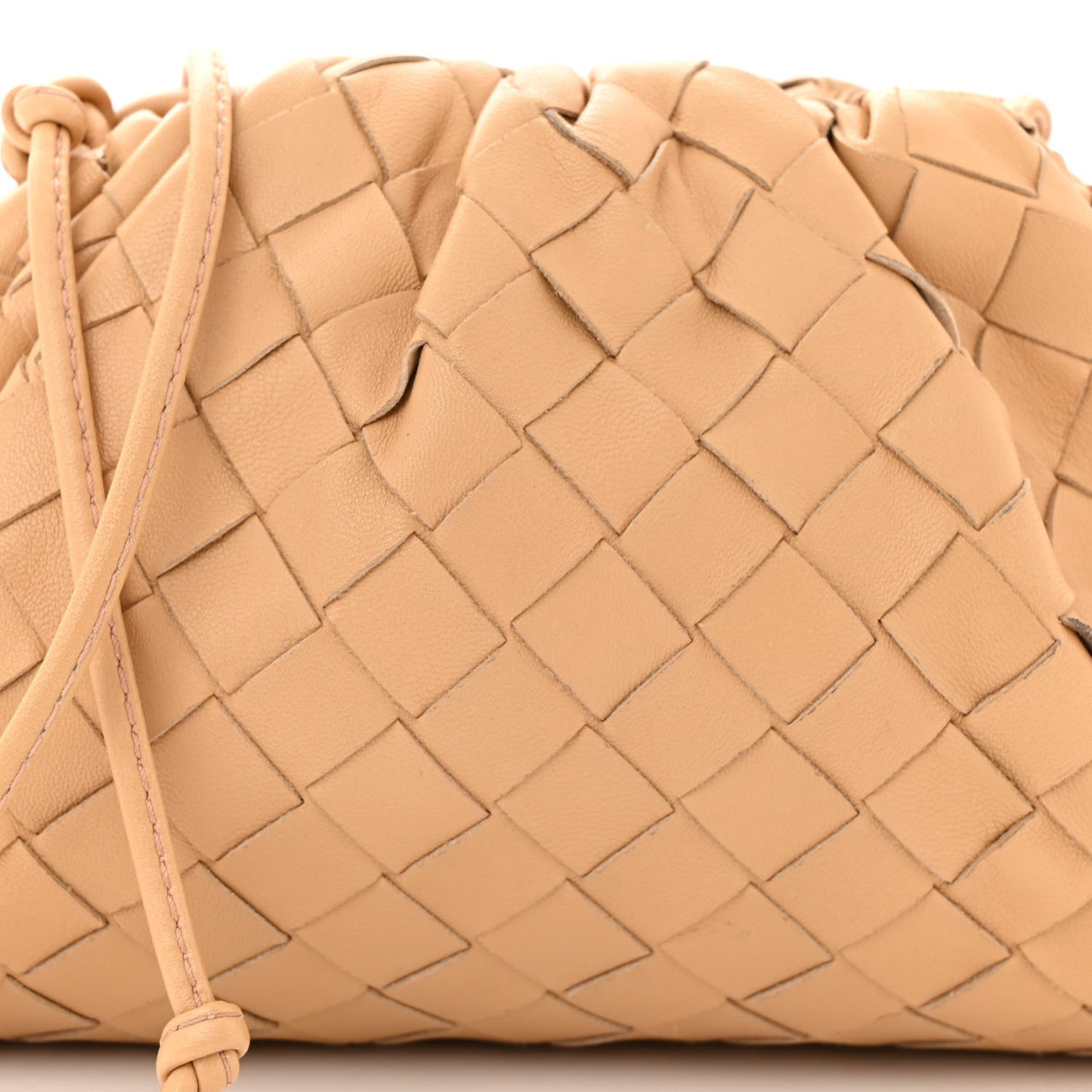 Nappa Intrecciato The Mini Pouch Almond