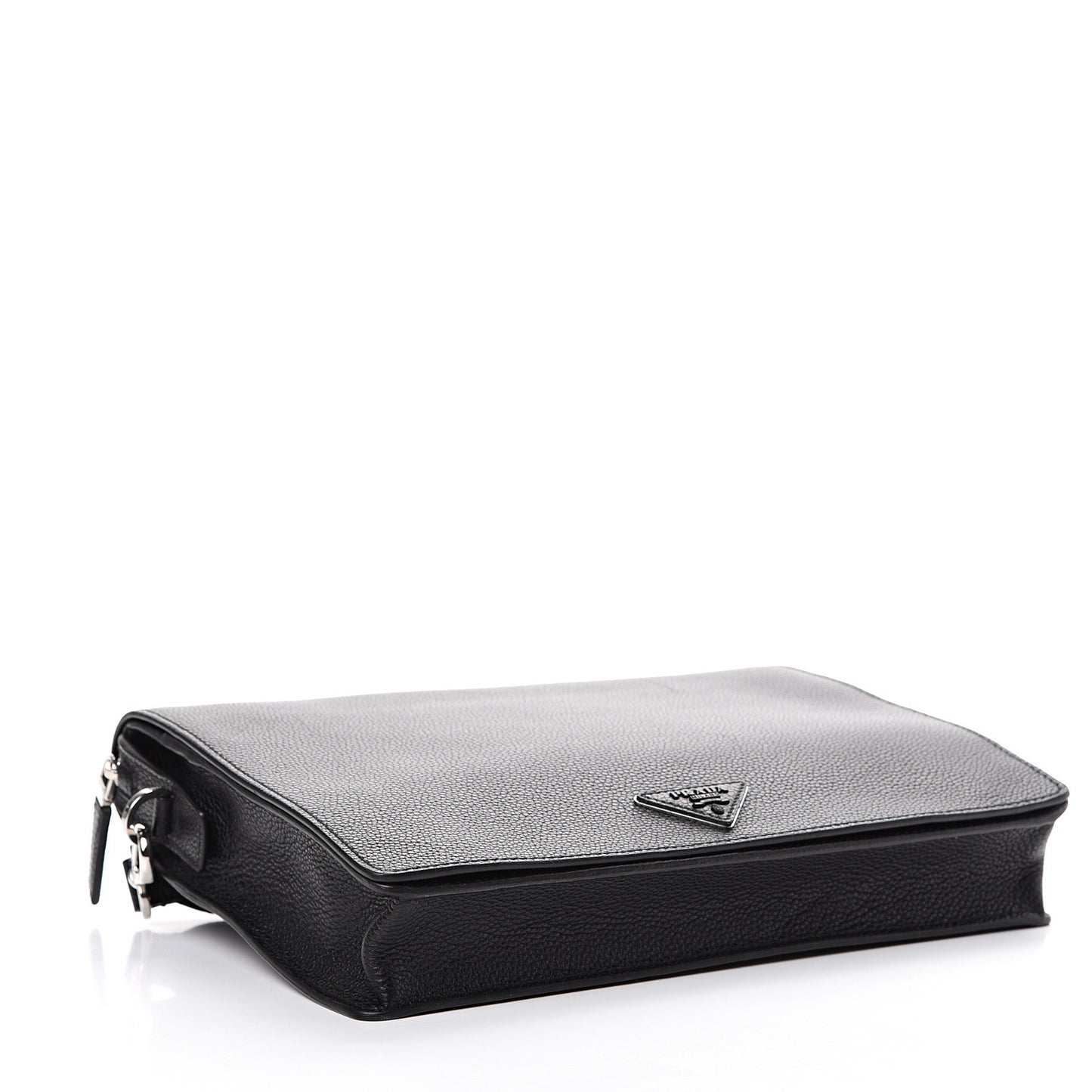 Vitello Phenix Messenger Satchel Black