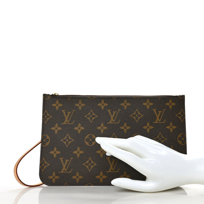 Louis Vuitton Monogram Neverfull MM GM Pochette 2 of 6