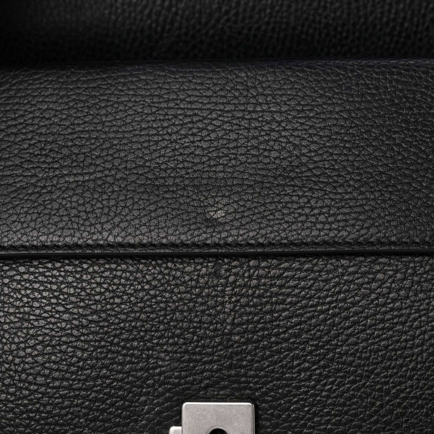 Pebbled Calfskin Small Dionysus Shoulder Bag Black