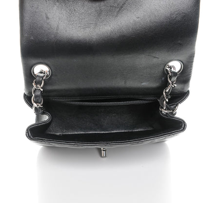 Chanel Lambskin Quilted Mini Square Flap Black 5 of 7