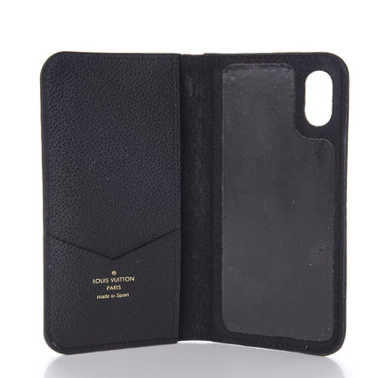 Louis Vuitton Empreinte iPhone X Folio Black 5 of 9