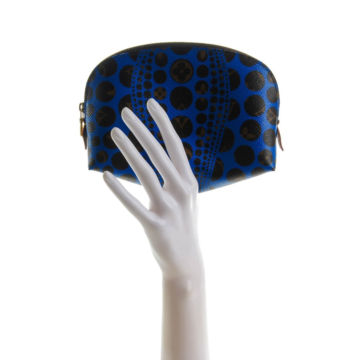 Monogram Kusama Pumpkin Dots Cosmetic Pouch Blue