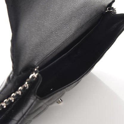 Chanel Caviar Quilted Clutch With Chain Flap Black 7 of 8