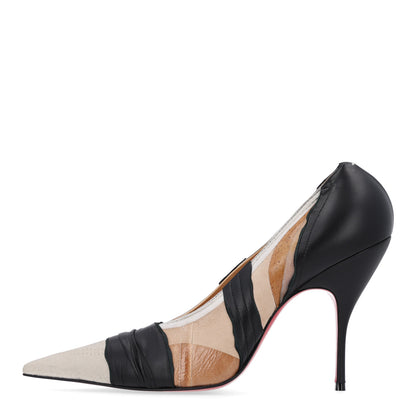 Christian Louboutin X MAISON MARGIELA Nappa Martinloula 100 Pumps 38 Black 1 of 9