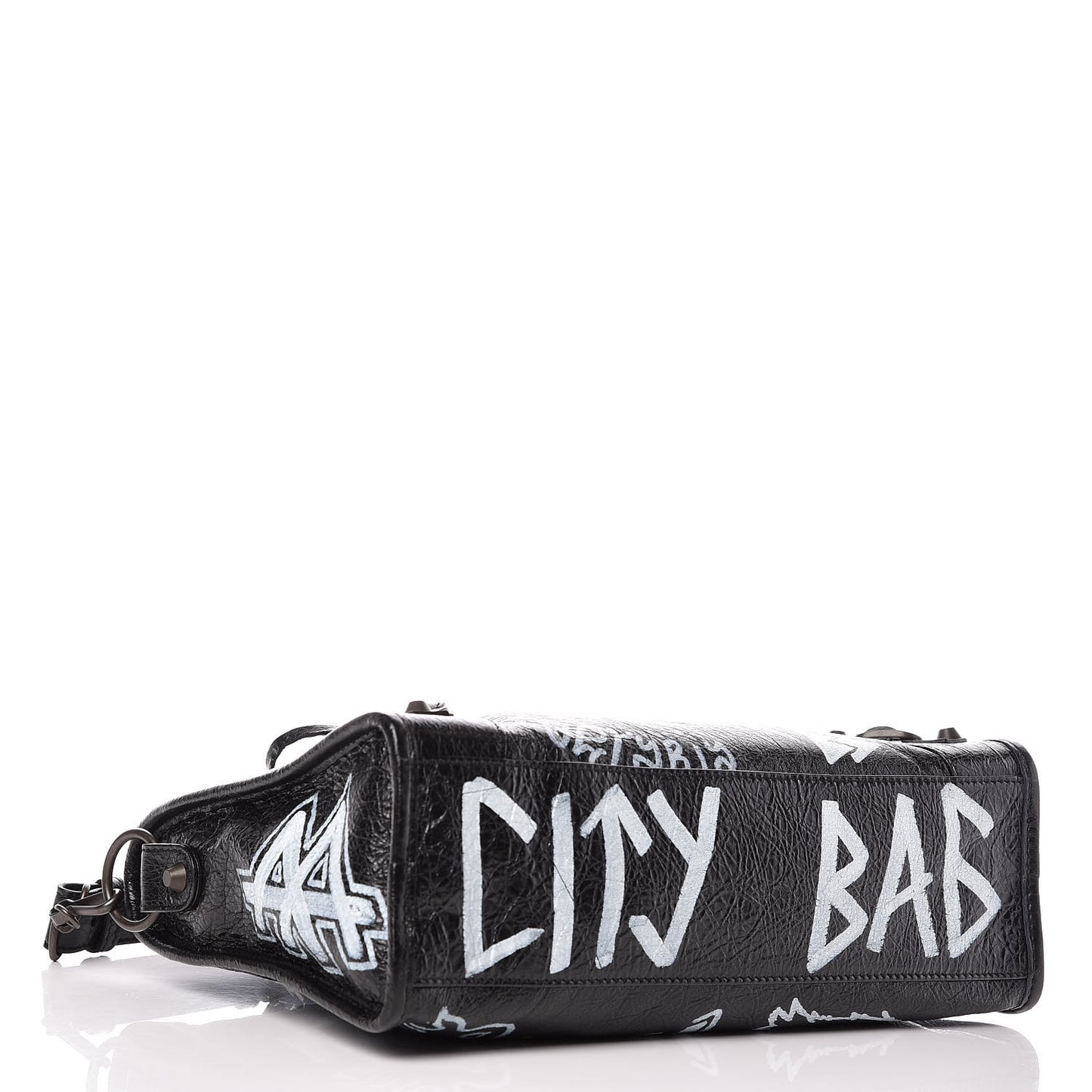 Agneau Classic Hardware Graffiti All Over S City Black