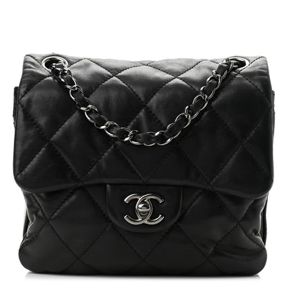 Chanel Lambskin Quilted Mini Chanel 3 Flap Black 1 of 10