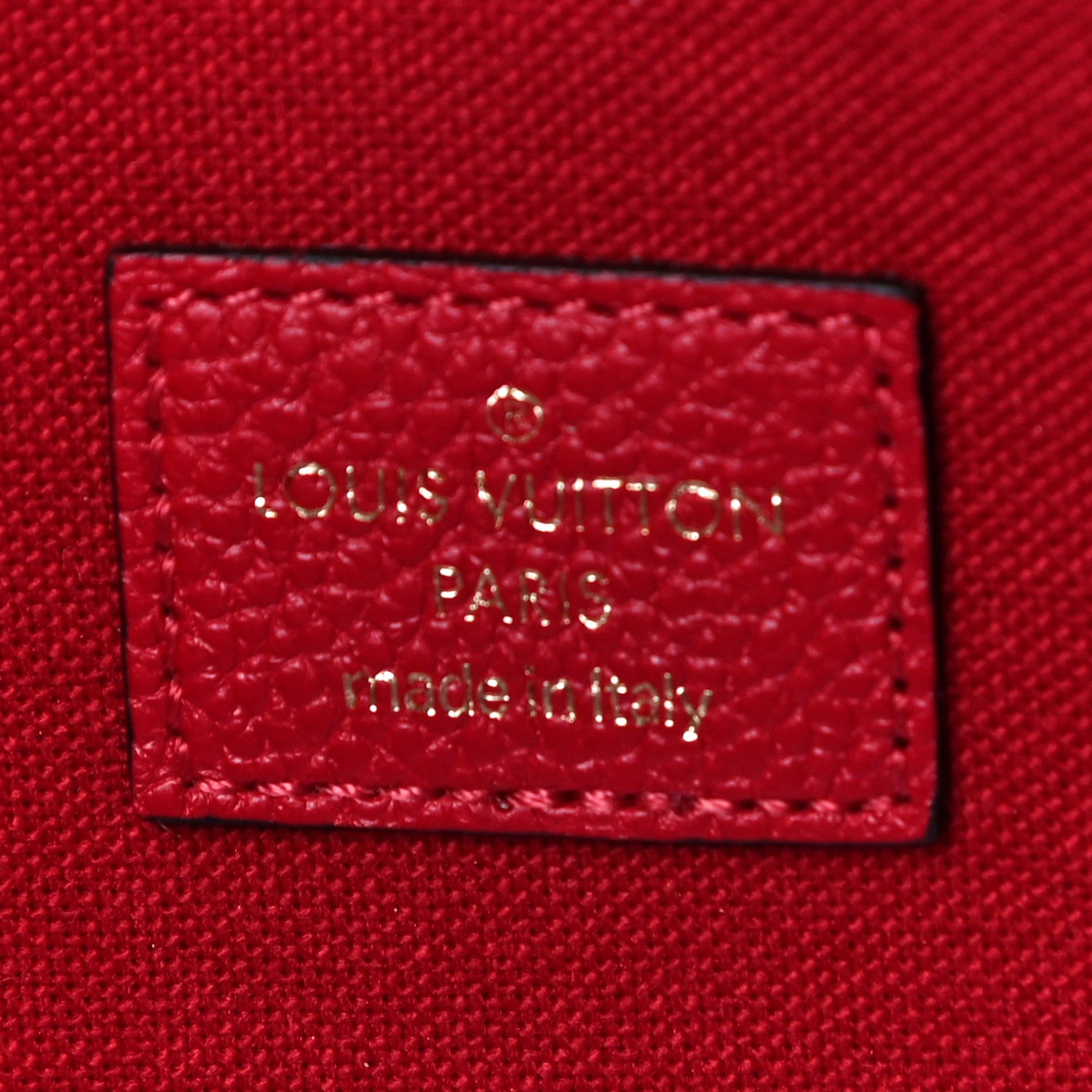 Louis Vuitton Empreinte Pochette Felicie Chain Wallet Scarlet 6 of 9