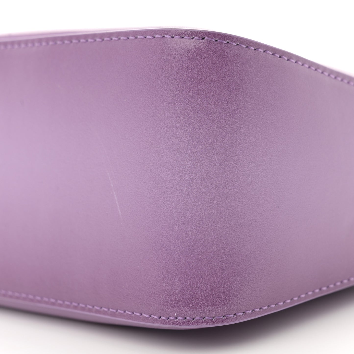 Smooth Calfskin Small Moon Cut Out Shoulder Bag Mauve