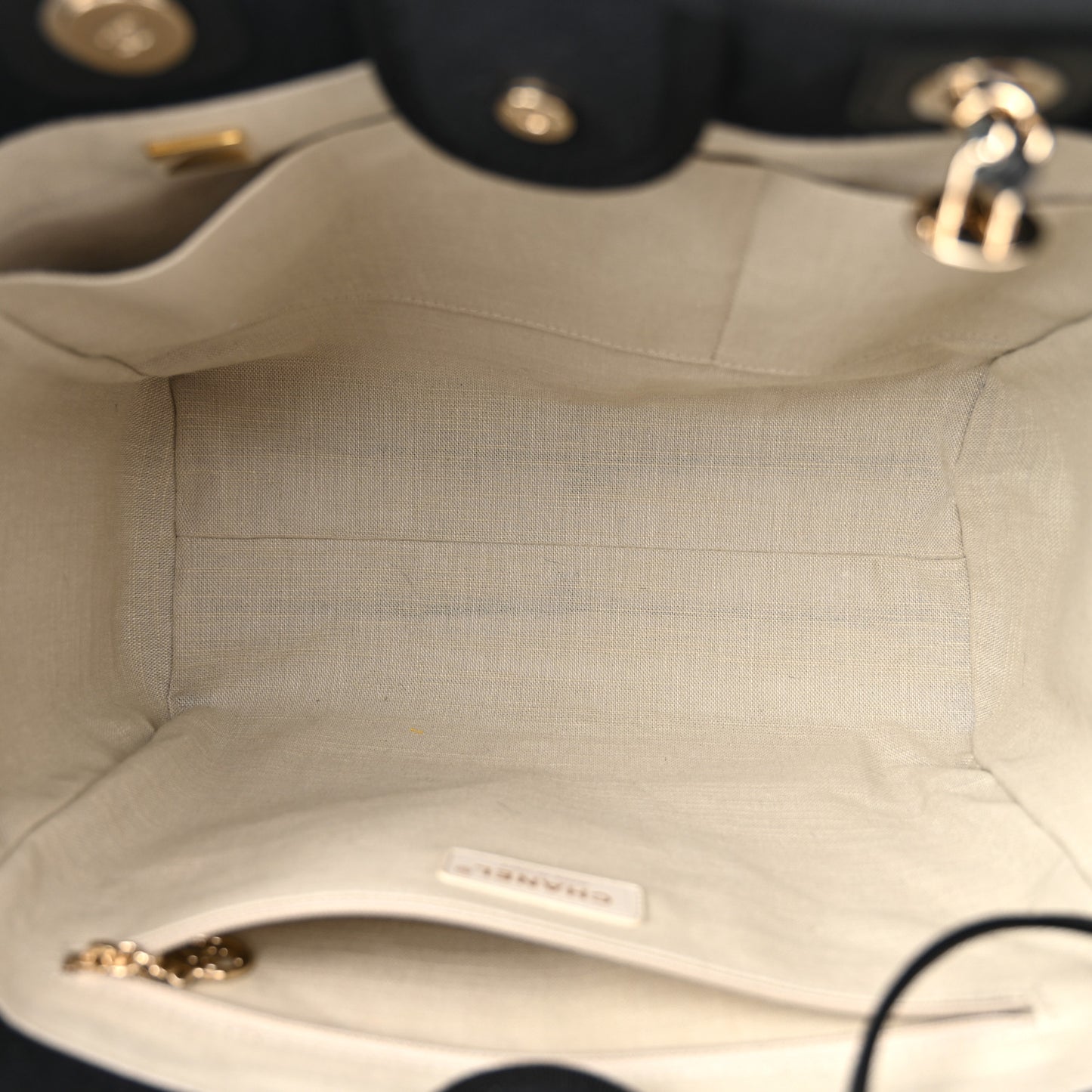 Mixed Fibers Small Deauville Tote Black