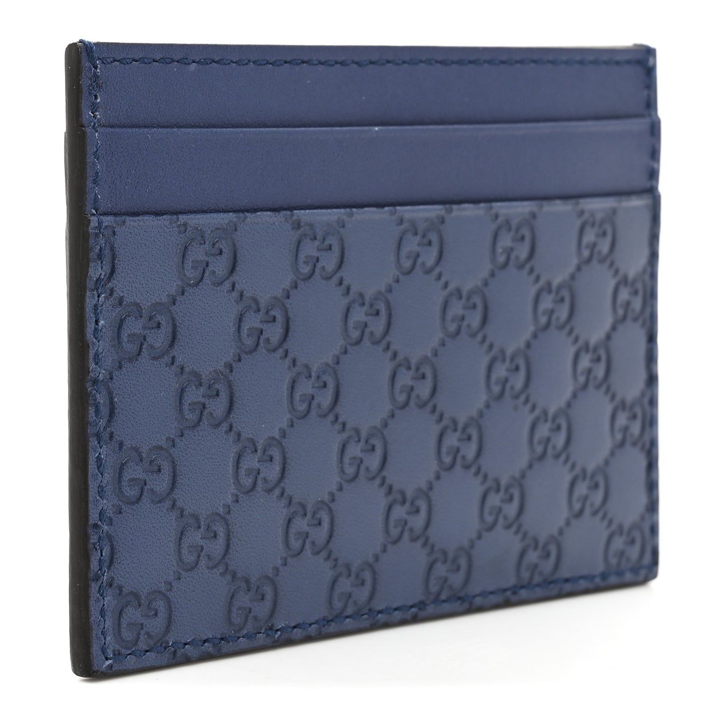 Microguccissima Card Holder Blue