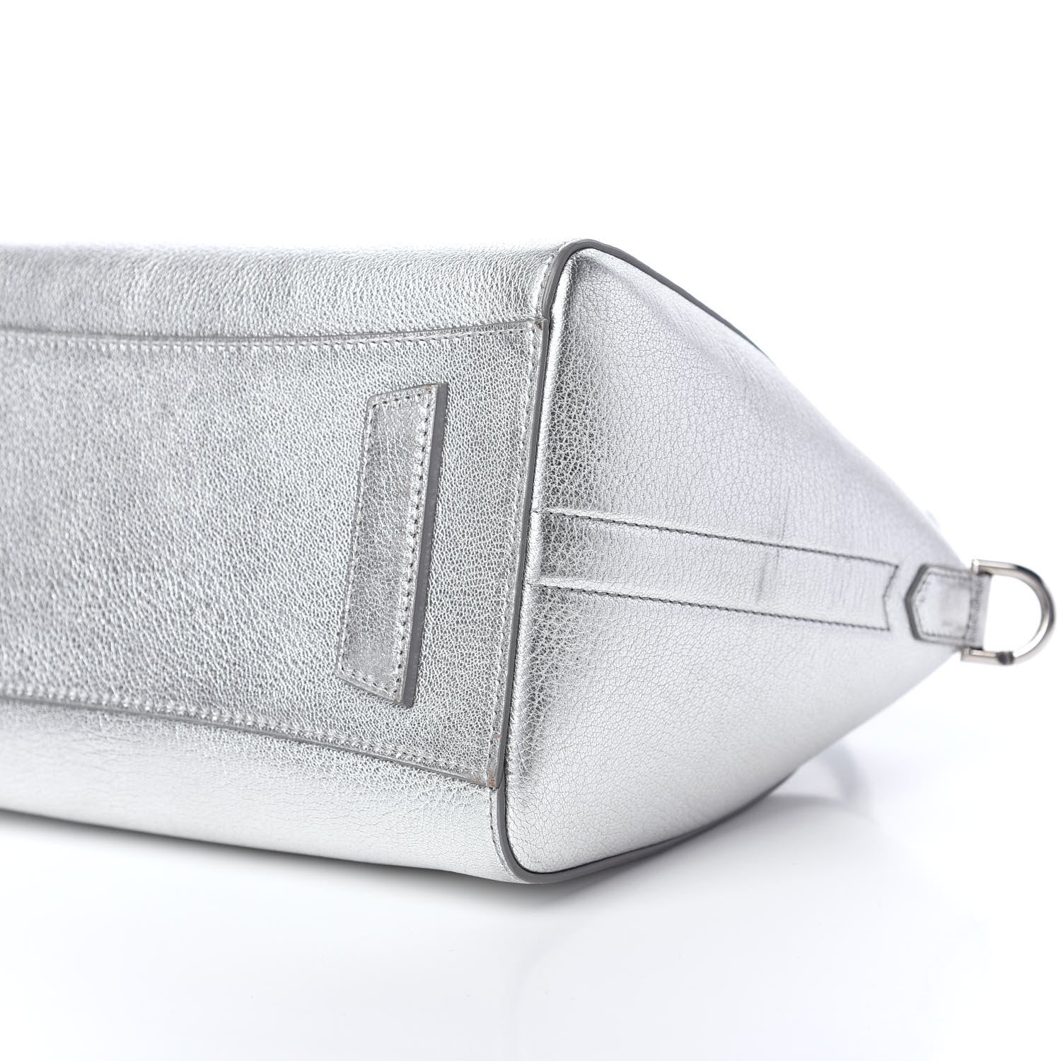 Givenchy Metallic Sugar Goatskin Small Antigona Silver 9 of 9