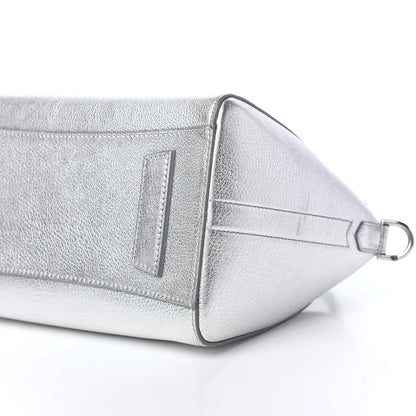 Givenchy Metallic Sugar Goatskin Small Antigona Silver 9 of 9