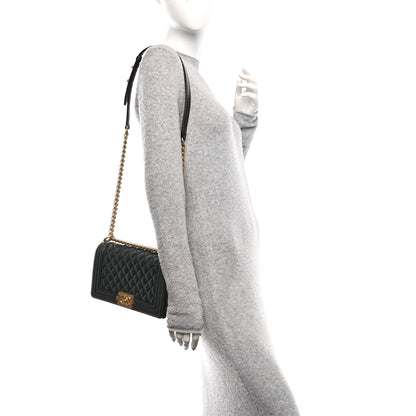 Chanel Caviar Quilted Medium Boy Flap Black 2 of 10