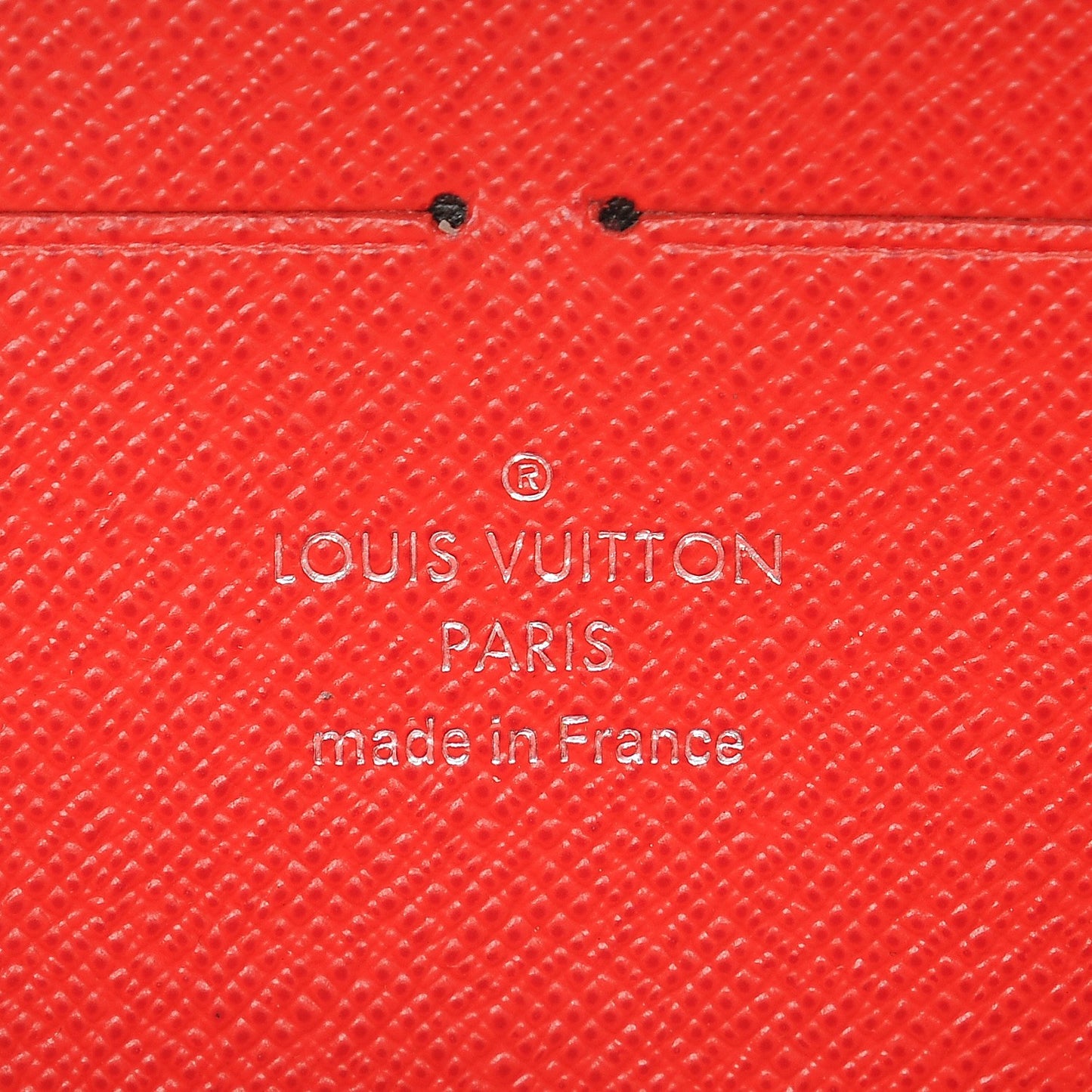 Epi Zippy Wallet Coquelicot