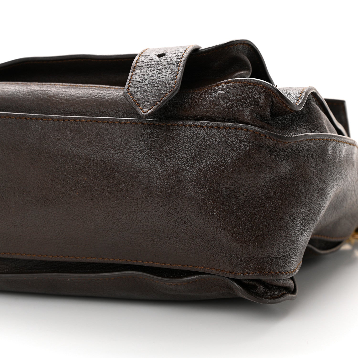 Proenza Schouler Lambskin Medium PS1 Satchel Dark Chocolate 9 of 10