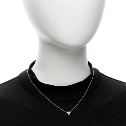 Tiffany Platinum Diamond .30ctw Aria Pendant Necklace 2 of 5