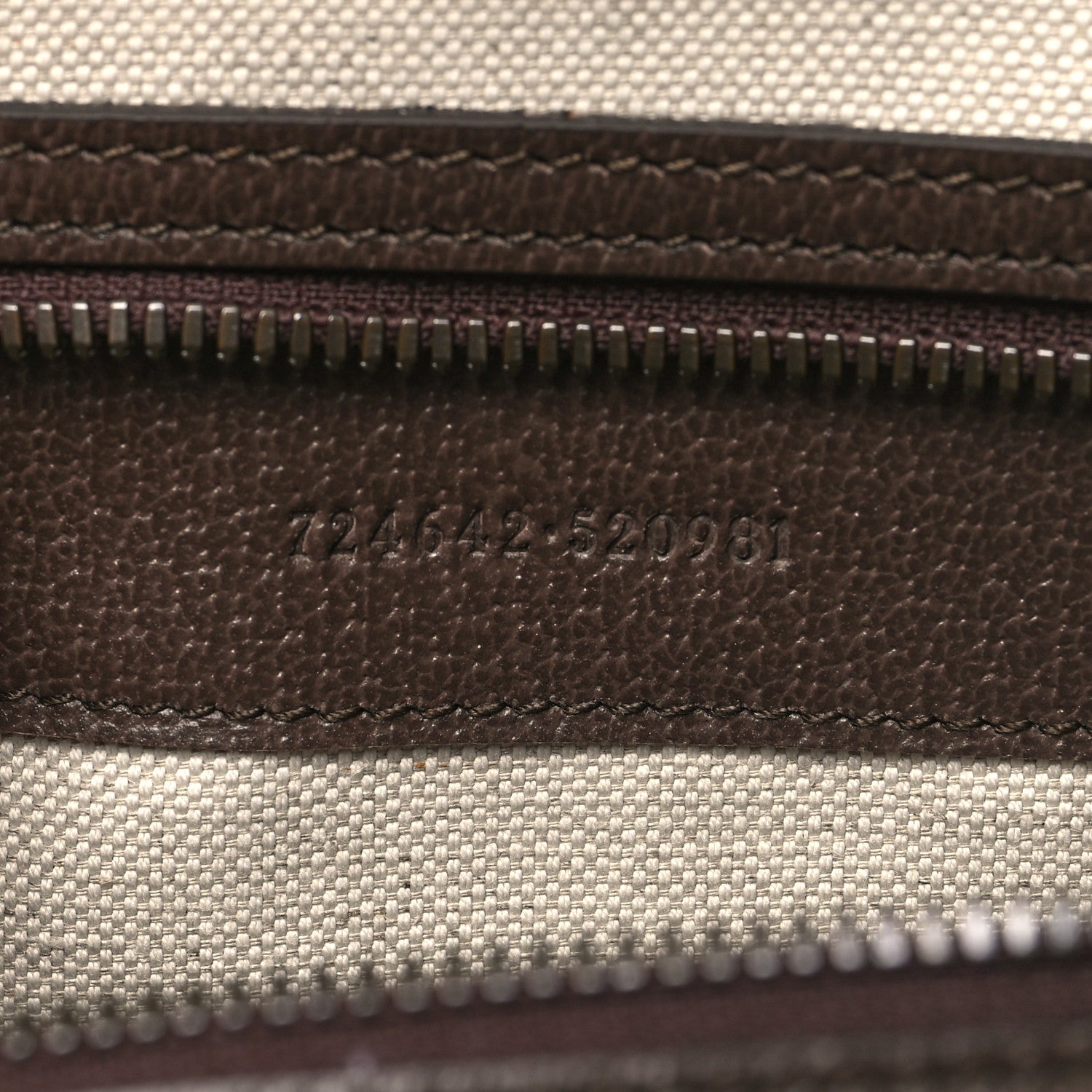 Gucci GG Supreme Monogram Textured Dollar Calfskin Web Medium Savoy Duffle Bag Beige Ebony New Acero 6 of 11