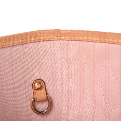 Louis Vuitton Damier Azur Neo Neverfull MM Rose Ballerine 11 of 16