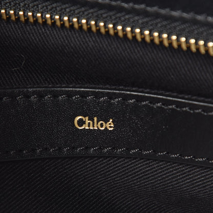 Chloe Calfskin Mini Alice Satchel Anemone Pink Black 7 of 12