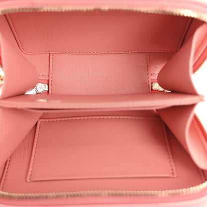 Chanel Lambskin Quilted Top Handle Mini Vanity Case Pink 5 of 12