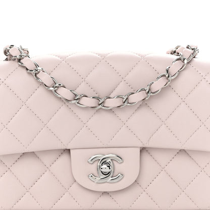 Chanel Lambskin Quilted Mini Rectangular Flap Light Purple 8 of 12