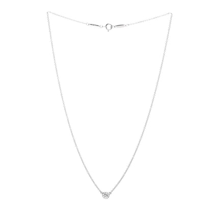 Tiffany Platinum Diamond .30ct Elsa Peretti Diamonds by the Yard Pendant Necklace 3 of 4