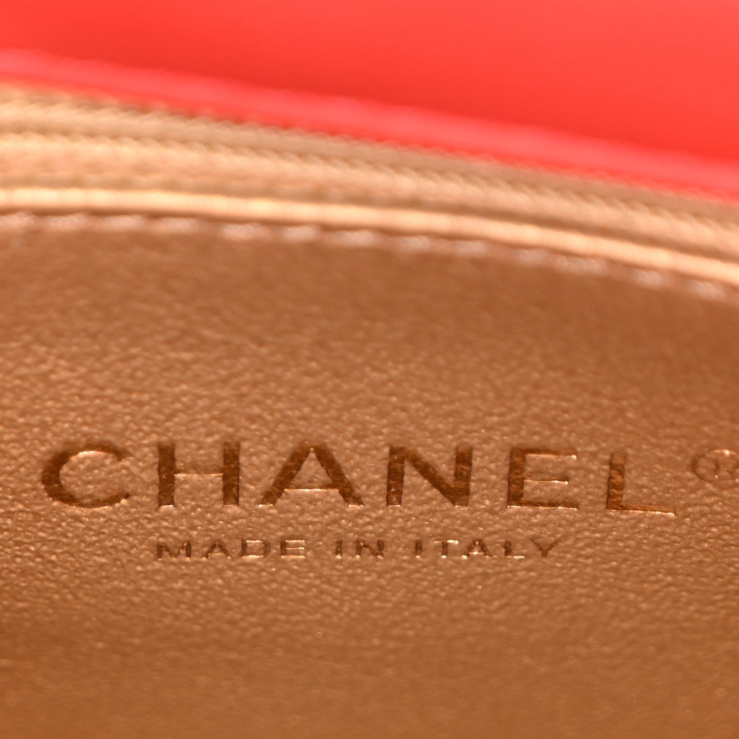 Lambskin Quilted Side-Packs Red