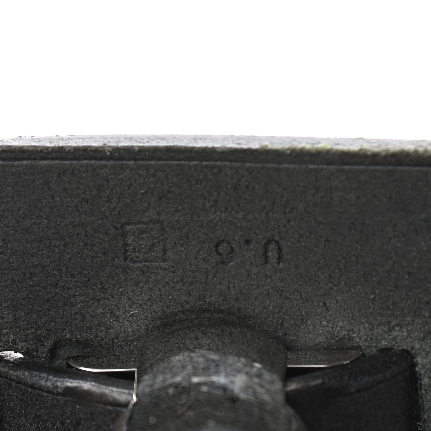Hermes Toile Vache Calfskin Herbag 39 MM Black 8 of 11