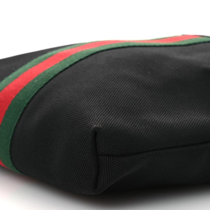 Gucci Techno Canvas Web Messenger Bag Black 10 of 12