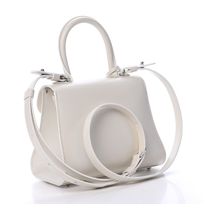 Delvaux Box Calfskin Mini Brillant Satchel Ivory 2 of 13