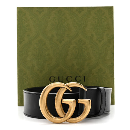 Gucci Calfskin Double G 40mm Belt 90 36 Black 6 of 6