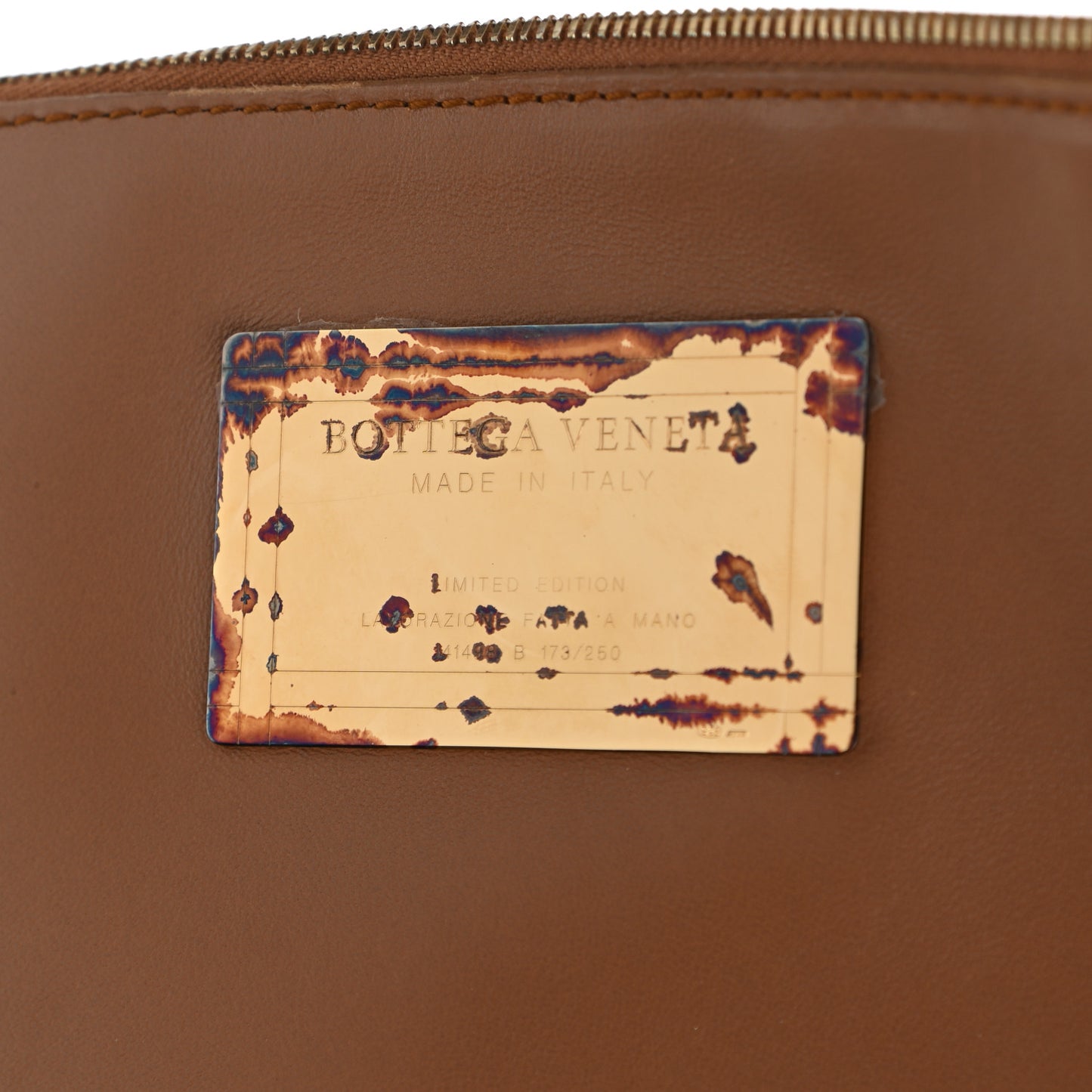 Nappa Intrecciato Mini Cabat Noce