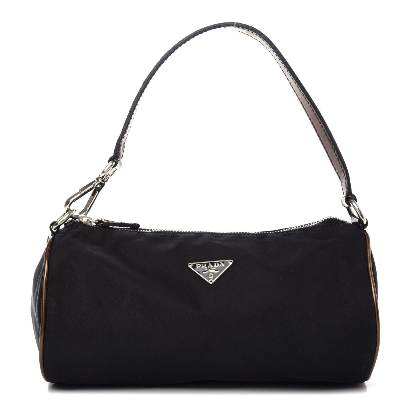 Tessuto Nylon Pochette Bag Black