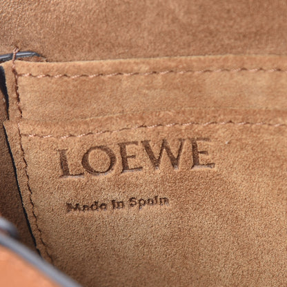 Loewe Grained Calfskin Mini Gate Crossbody Bag Caramel Pecan 6 of 9