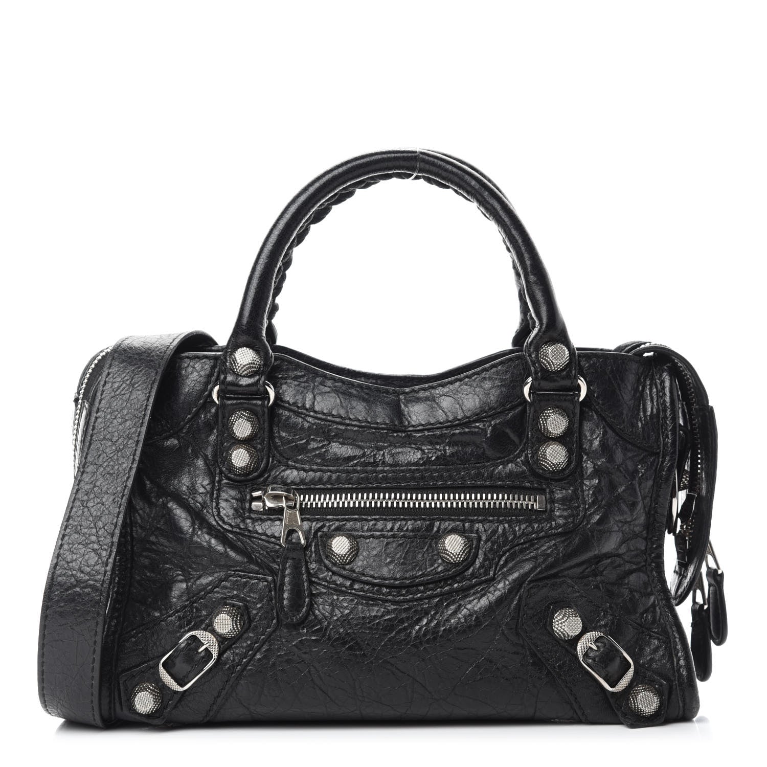 Balenciaga Agneau Giant 12 Silver Hardware Mini City Black 1 of 11